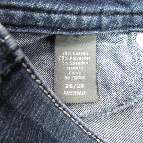 Avenue Denim Jegging Button Flap Pockets 26 / 28 - Picture 7 of 7